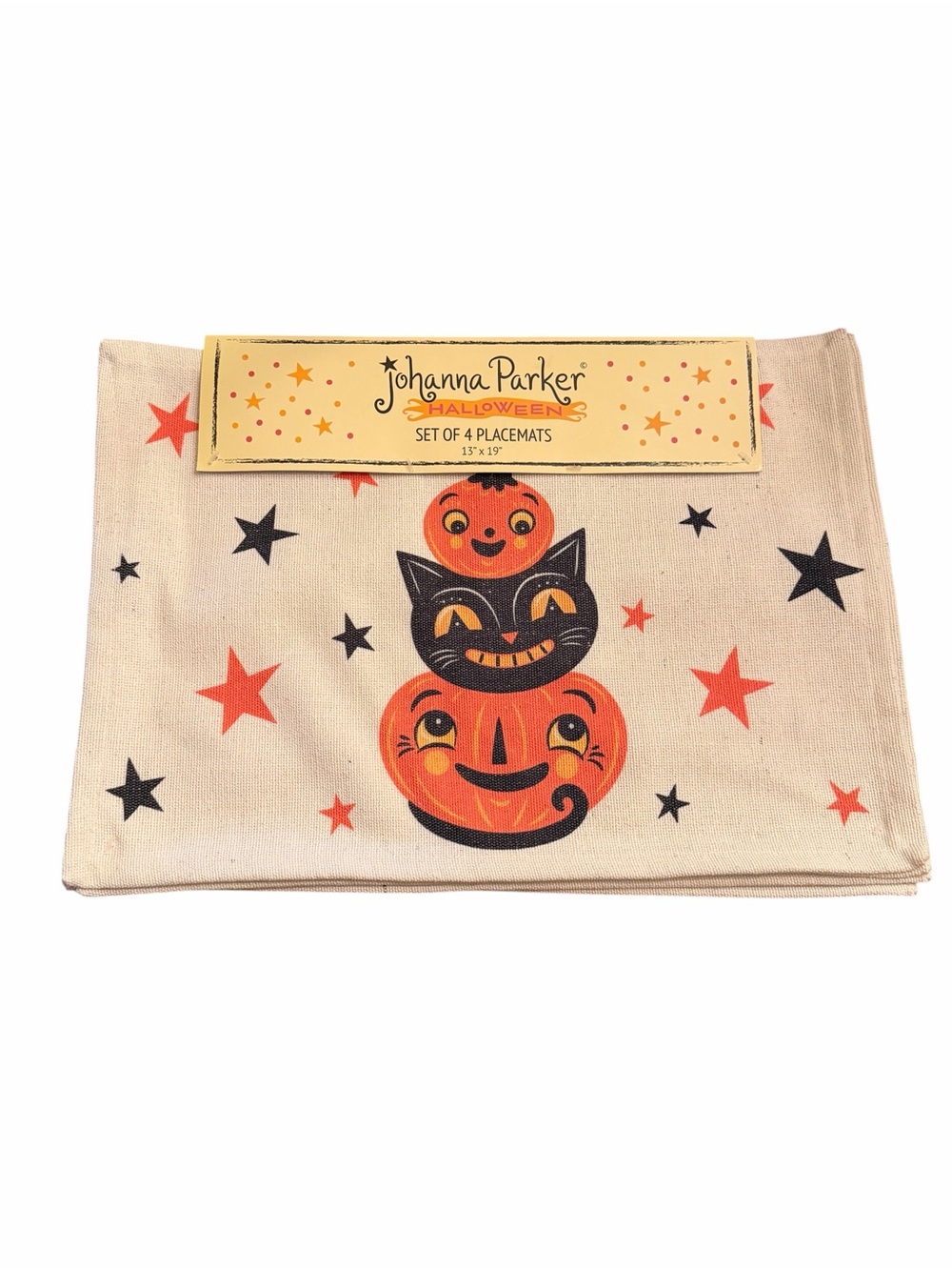 Johanna Parker Retro Halloween Set of 4 placemats